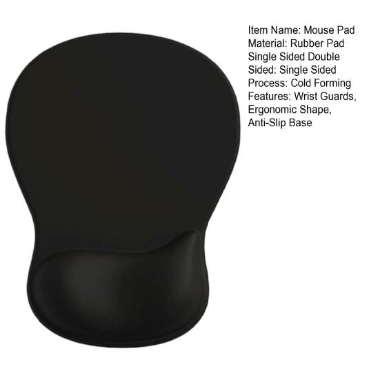 Gel Wrist Rest Mouse Pad Ergonomic Computer Mouse Pad Soft Comfortable Wrist Rest Pad for Office Gaming Home Use