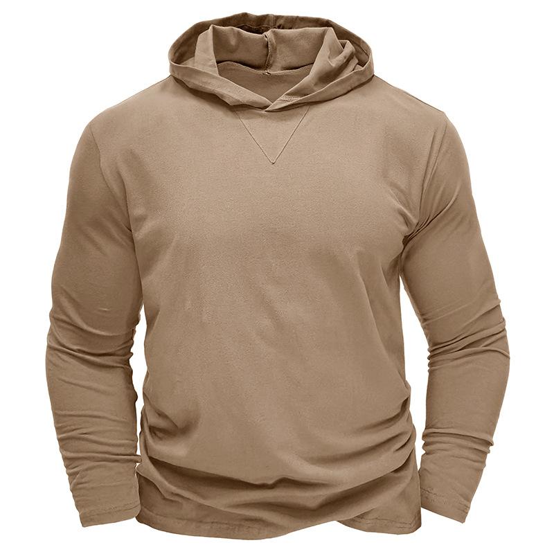 Sports Mens Shirts Long Sleeve T-Shirt Outdoor Hoodie Tops Casual Sweatshirts