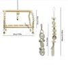 7Pcs African Grey Parrot Nature Wooden Chew Toy Hanging Rattan Ball Loofah Bird Toy for Birds Toys