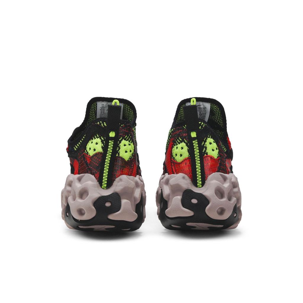 Nike ISPA OverReact Flyknit 'Crimson Volt' (Unisex) Black / Hyper Crimson / Volt / Stone Mauve Casual Shoes CD9664 001
