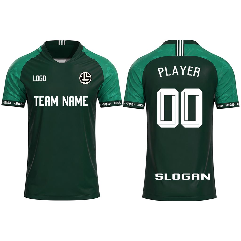 Customizable Soccer Jersey Team Name Logo Player Number Breathable Training Shirt for School Club Sports Practice