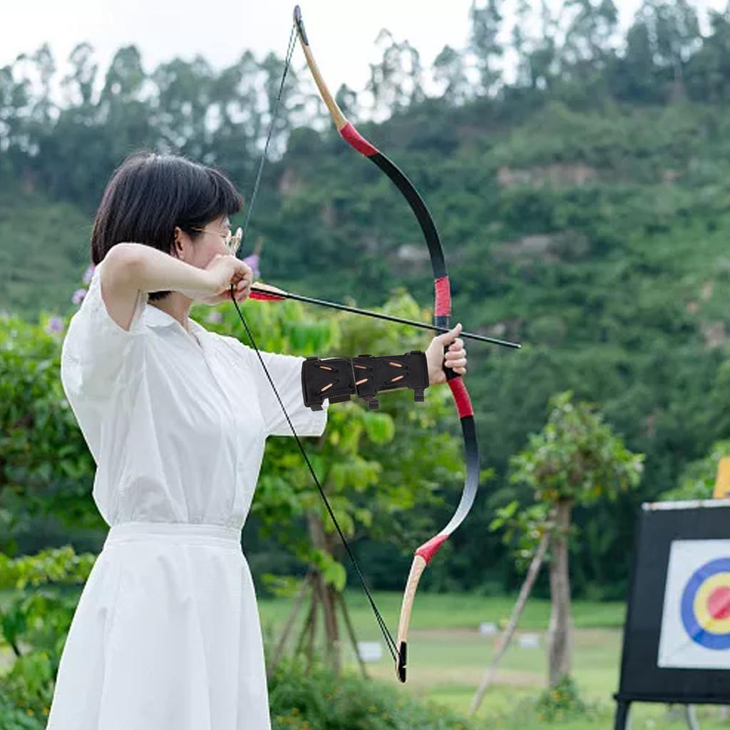 Archery Arm Guard Recurve Bows Shooting Training Protector Forearm Wrist Protector for Hunting Shooting