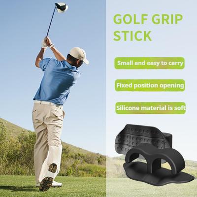Golf Grip Trainer Silicone Anti-slip Golf Club Grips Club Accessories For Practice Range Game Home Outdoor Course Beginner