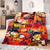 Son Goku Print Blanket Warm Comfortable Flannel Blanket Suitable for Bedrooms,Sofas, Beds,Chairs,Travel -QIAO135