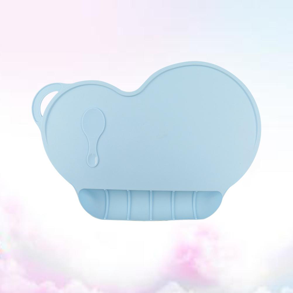 Anti-Skid Pad Silicone Placemat Waterproof Table Mat for Children Food-Grade Flexible Mat Washable Heat Resistant for Dining