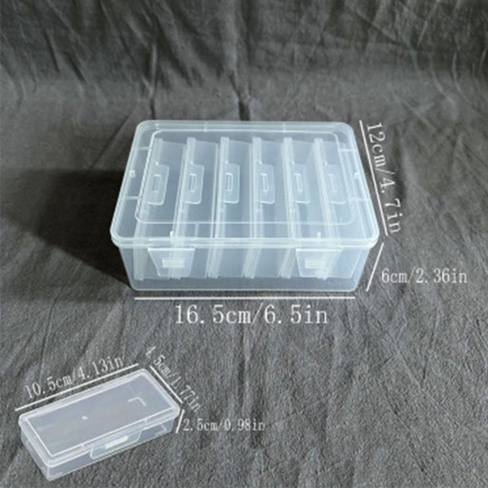 Clear Clear Storage Box Plastic Craft & Sewing Supplies Container Organizer Case  Home Storage
