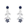 American Diamond Style Silver Plated Necklace with Earrings Jewellery Set for Women – Perfect for Party, Wedding, and Engagement