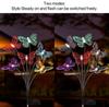 1pcs Garden Solar Butterfly Lights Outdoor 6LED Decor Light Waterproof Stake Lights for Yard Pathway Patio