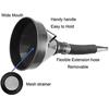 Plastic Large Funnels Wide Mouth With Strainer 2 Pcs Oil Funnel Automotive Flexible With Hose For Cars And Motorcycles Engine Oil Liquid Diesel Keros