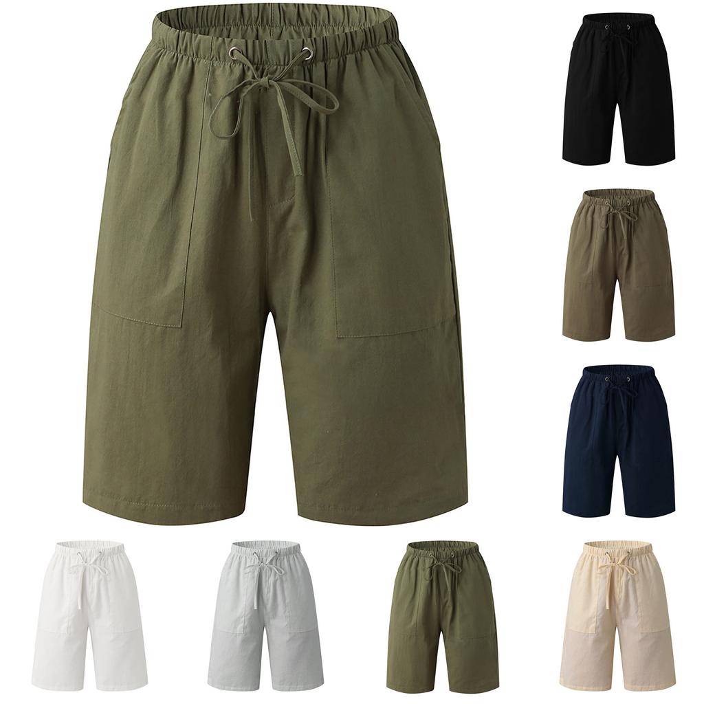 Men Summer Fashion Casual Basic Loose Quick-drying Shorts Beach Pants