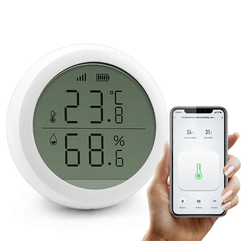 WLAN Thermometer Hygrometer Hygrometer Temperaturmessgerät verwendet für Raum Gewächshäuser Inkubator Weinkeller