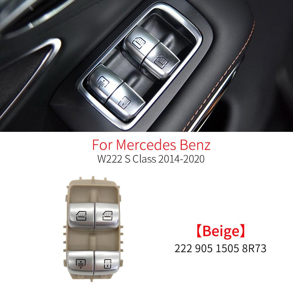 For Mercedes W222 W213 Car Rear Door Electric Power Window Switch Master Accessory For Benz E S Class E260 E300 S350 S400 S500