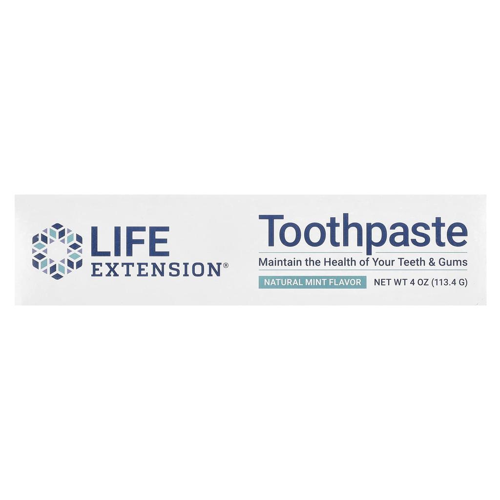 Toothpaste, Natural Mint Flavor, 113.4G(4Oz)