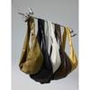Shi Ji Large Capacity Versatile Crossbody Bag - Super Soft Oil Wax Leather Croissant Design
