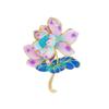 Flower brooch autumn and winter fashion brooch niche high-end design sense pin temperament accessories