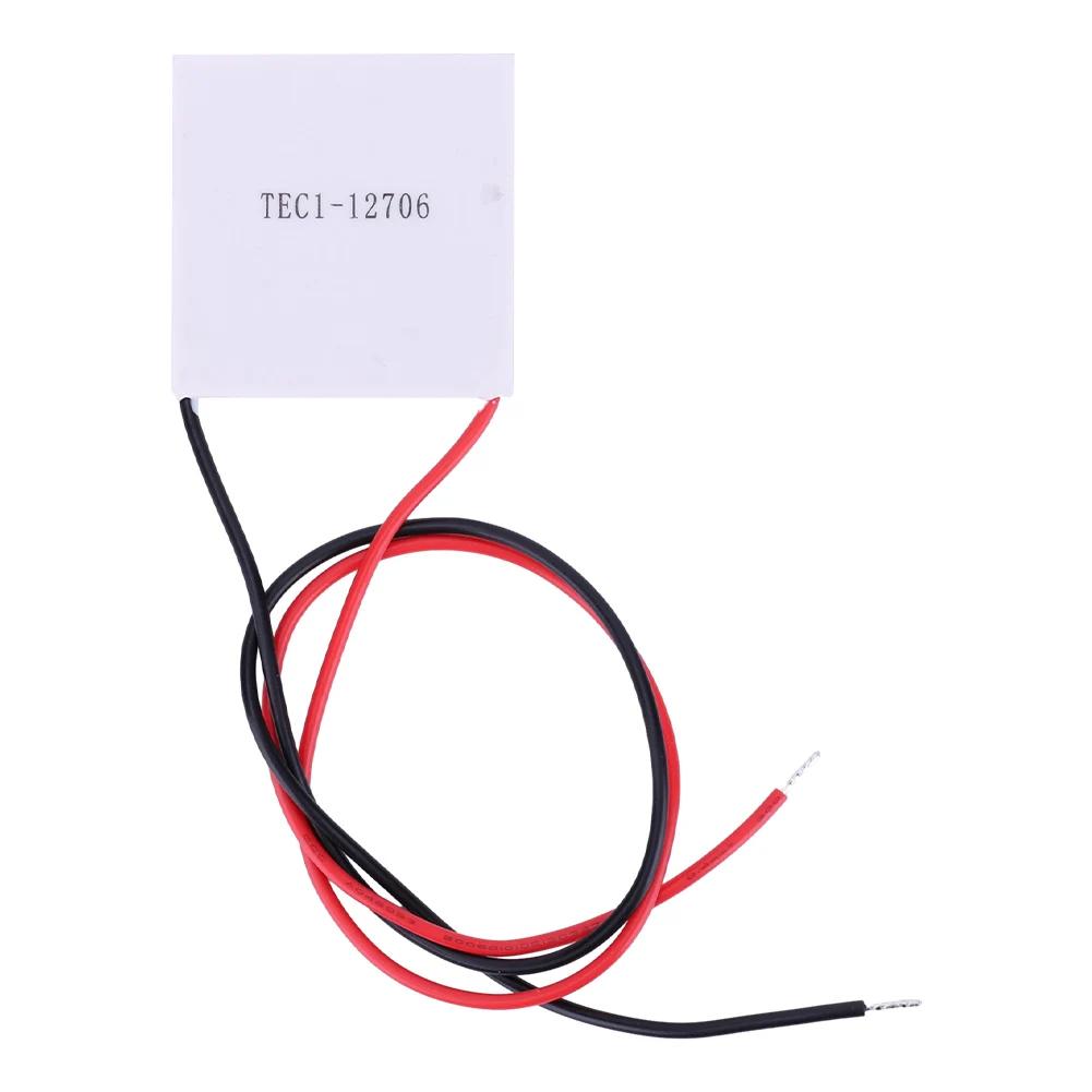 TEC1-12706 Semiconductor Refrigeration Tablets 65W 12V 5.8A Thermoelectric Cooler Peltier 40x40MM for Power Generation