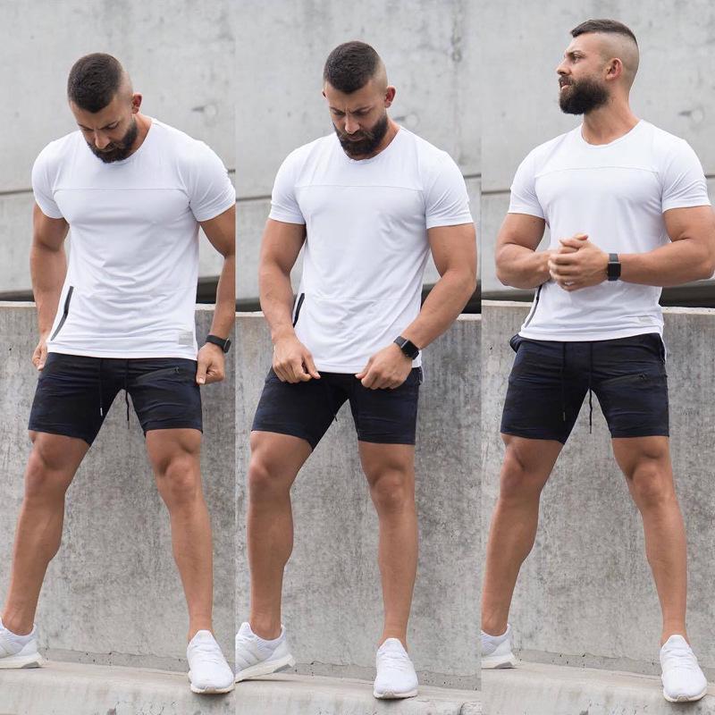 2019 Men's Fitness Cotton Running Shorts - Summer Training