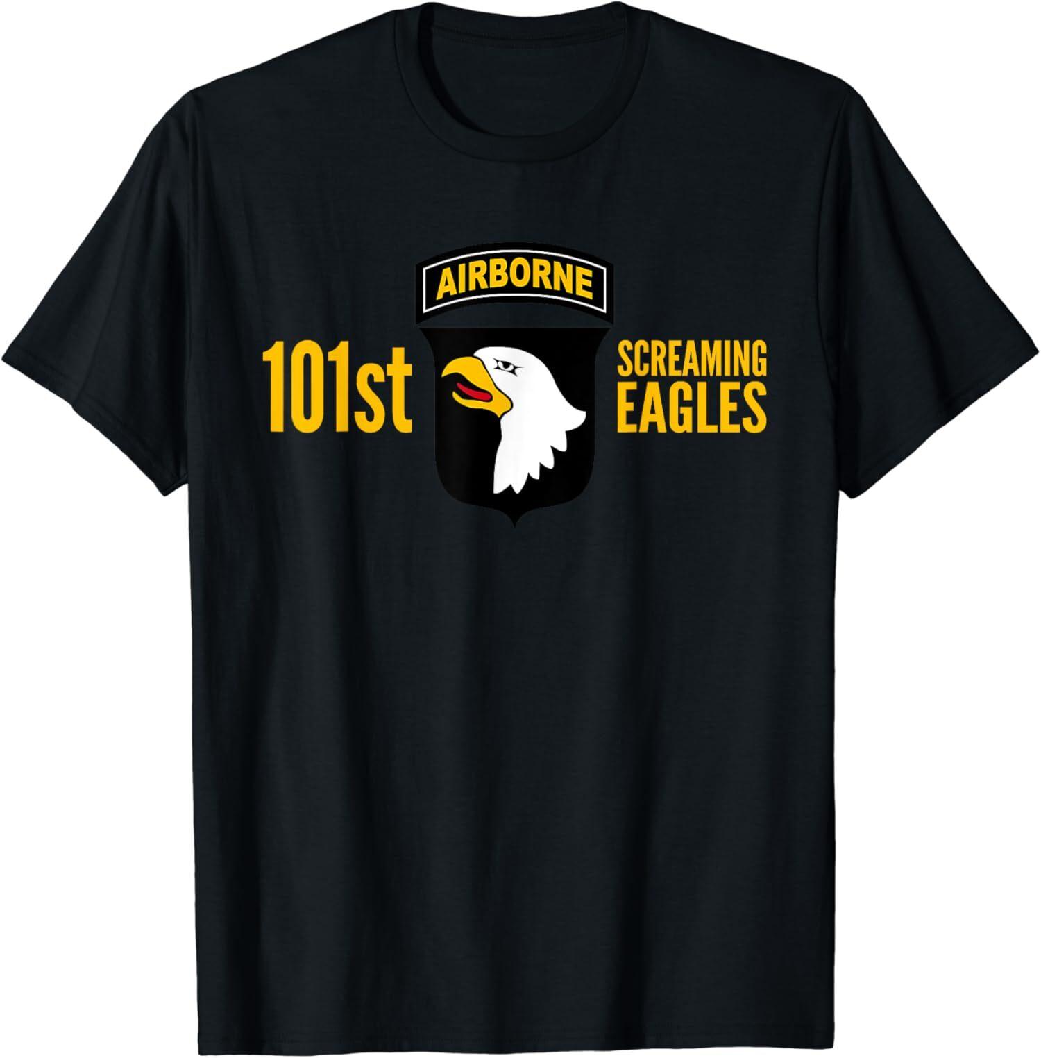 NEW LIMITED Army 101st Airborne Division Shirt US Tee Shirt XL
