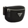 Prada Triangle Metal Logo Nylon Shoulder Bag Crossbody Waist Bag Men Bags Black 2TT0952DMK-F0002