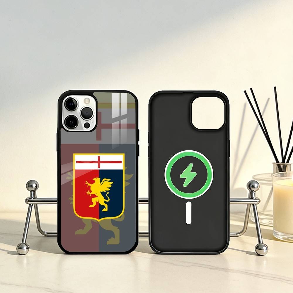 G-Genoa Phone Case For iPhone17,16,15,14,13,12,11 Plus,Pro Max Magnetic For Magsafe Wireless Charging
