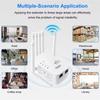 Dual Network Interface Wifi 6 Repeater Signal Amplifier Router 300Mbps Signal Booster Cellular Communication Amplifier