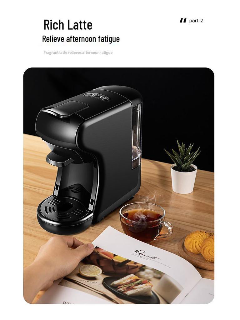 Italienische Kapselkaffeemaschine: Tragbare 19-Bar Espressomaschine für Zuhause und Büro
