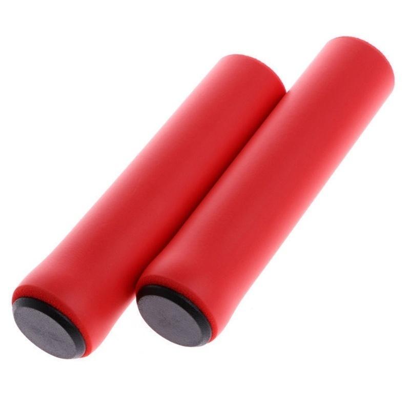 1Pair(2Pcs) Bicycle Soft Foam Sponge Handlebar Cover Outdoor Mountain Cycling Bike Silicone Anti-Slip Handle Bar