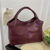 2026 Textured Soft Leather Handbag for Women High-End Light Luxury Thickened Large Capacity Fashiable Women's Bag