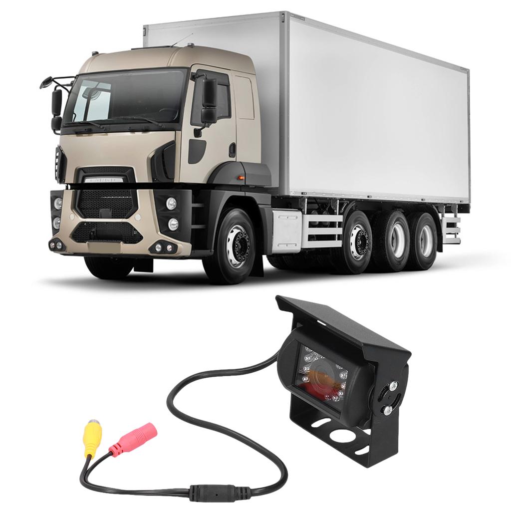 Car Rear View Parking Camera 120° Rear View Camera 18‑LED IP68 Waterproof Night Vision 12V‑24V Universal for Car Truck Bus
