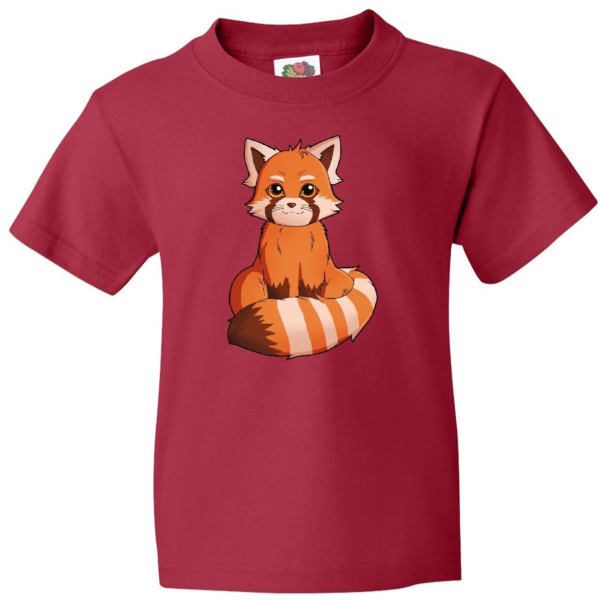 Inktastic Red Panda kids boys T-Shirt Youth kids boys T-Shirt Animals Cute Animal China Illustration 100