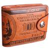 Men's Wallets with 100 US Dollar PatternWallet Male Leather Walet Photo Card HolderFashion Large Capacity Wallet Purse Bag