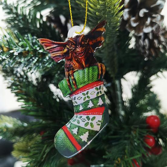 

Рождественский кулон Yousheng, мультяшное акриловое украшение для рождественской елки, праздничное подвесное украшение со шнурком для вечеринки