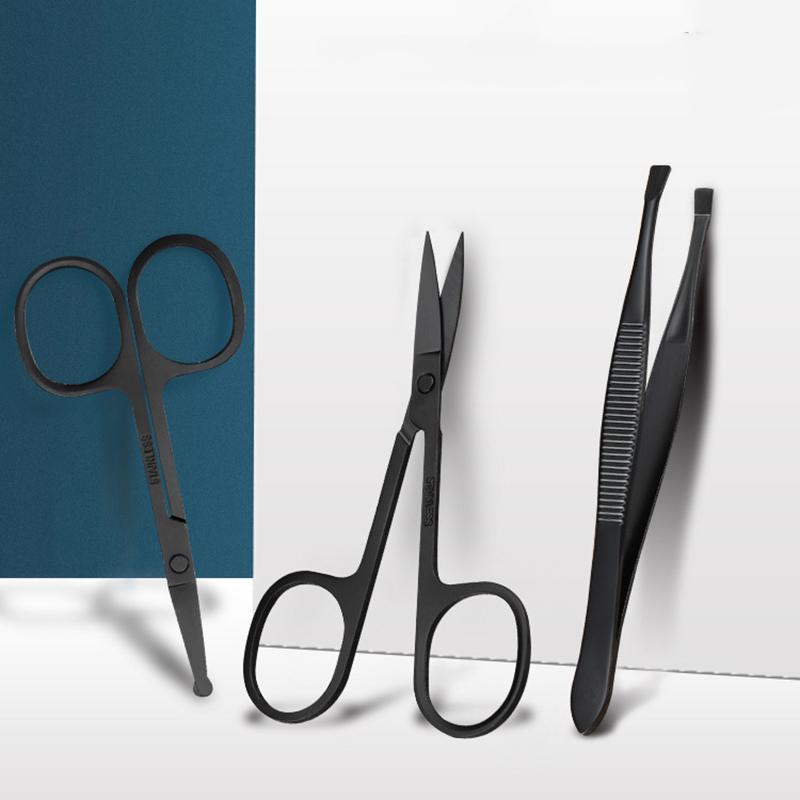 18pcs/set Manicure Cutters Nail Clipper Set Household Stainless Steel Ear Spoon Nail Clippers Pedicure Nail Scissors Tool