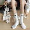 Magnetic Socks Couple Cute Character Socks Useless