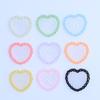 Love Heart Glitter Plate Handmade DIY Resin Accessories for Phone Cases, Hair Clips, and Jewelry