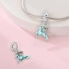 Charm Bead Charms Authentic copper Plated Blue Deer Pendant Bead Charms Compatible With Bracelets Diy Fine Gift Women Delicate Jewellery Accessory