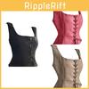 Gilet Peluche Pelle di Cervo Costume di Halloween Rinascimentale Vichingo Pirata Cosplay Canottiera