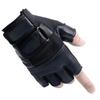 A Pair Outdoor Cycling PU Half Finger Gloves Fingerless New Riding Glove
