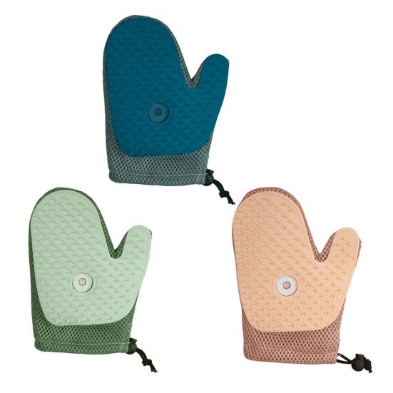 Pet Grooming Glove Dogs Shedding Mist Glove Double-Sided Cats Hair Removal Glove Petting Glove Deshedding Tool for Dogs Cats