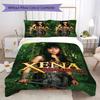 Xena Warrior Pattern Bedding Uilt Set Uilt Cover Pillowcase Home Decoration Birthday Gift (1 * Duvet Cover + 2 * Pillowcase Without Core)251