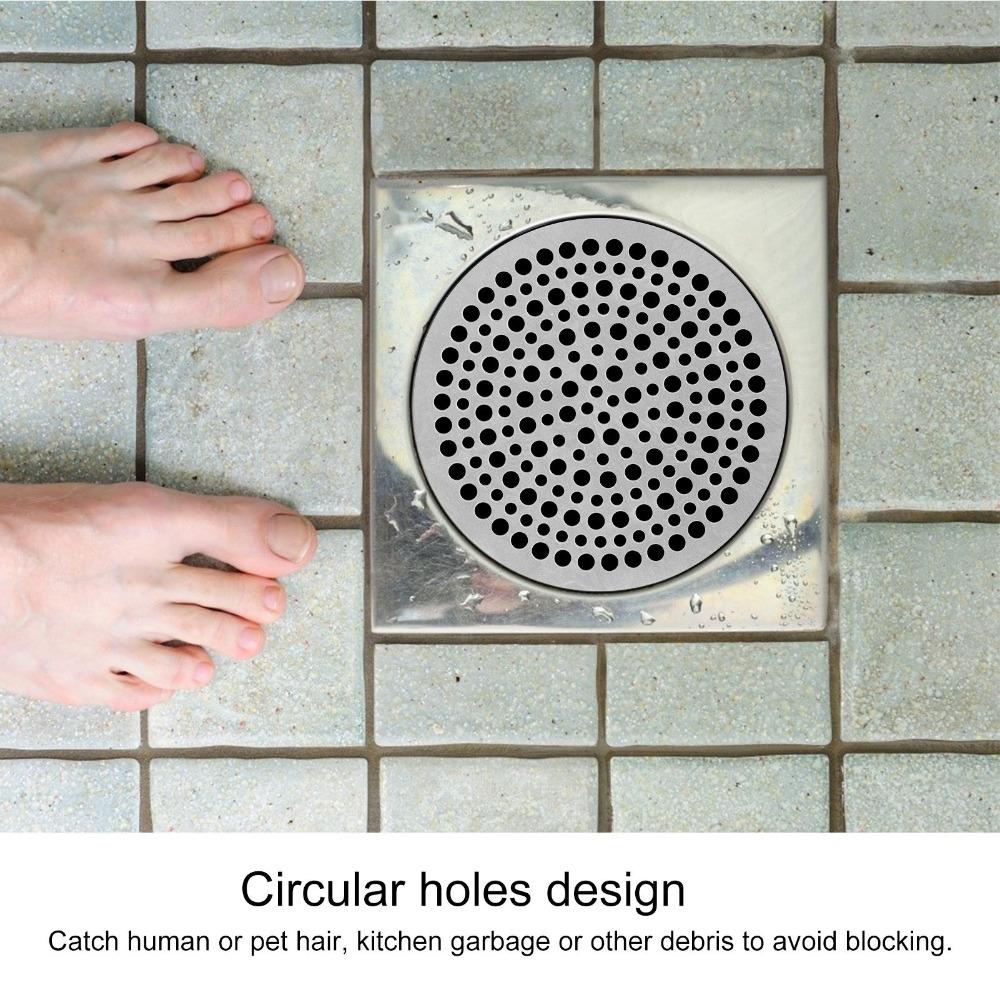 Stainless Steel Floor Drain Filter Mesh Piece Drain Cover Shower Strainer  Laundry Room