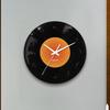 Sunset Record Clock Vinyl Record Wall Clock Sunset High-end Ornaments Retro Clock DIY Cafe Bar Wall Clock