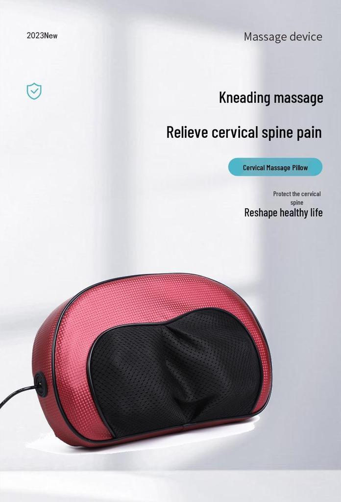 Multifunctional Cervical and Lumbar Massager Pillow with Shoulder and Trapezius Kneading