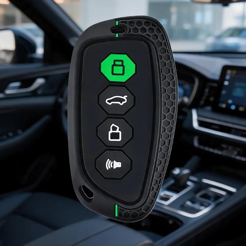 Silicone Key Cover for for Shenshou Protector to Securely Encases Key Fob Without Hindering Signals or Access