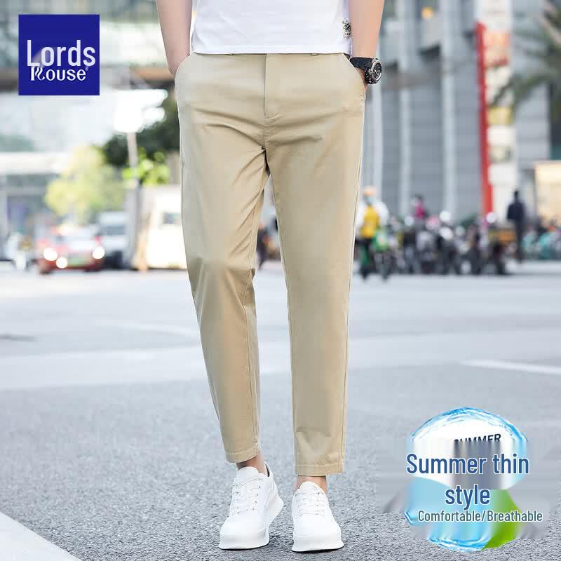 

LOOSE Men s Premium Summer Straight-Leg Casual Pants 33