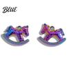 Horse Jewelry Charm 5Pcs Zinc Alloy Metal Electroplating Decoration Accessories