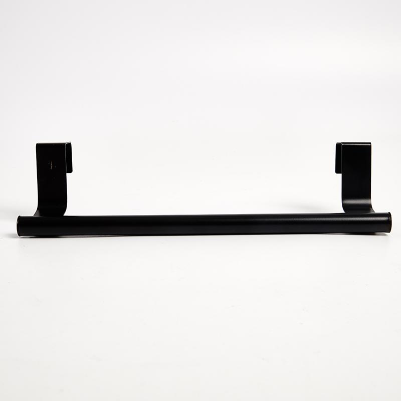 

Вешалка для полотенец Подвесной держатель из нержавеющей стали Ванная комната Кухонный шкаф Полка для тряпок чёрный