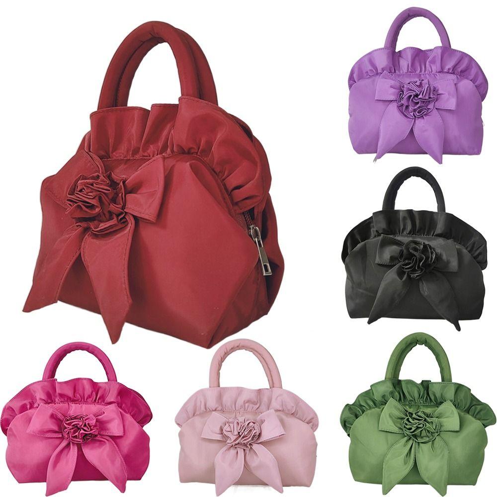 Flowers Women Bowknot Bag Soft Mini Mother Bag Exquisite Ladies Handbag  Phone