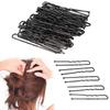 20pcs U-shaped Clip, Black U-shaped Clip, Hair Clip Head Accessory, Hair Clip, Straight Clip, Black Broken Hair Clip
