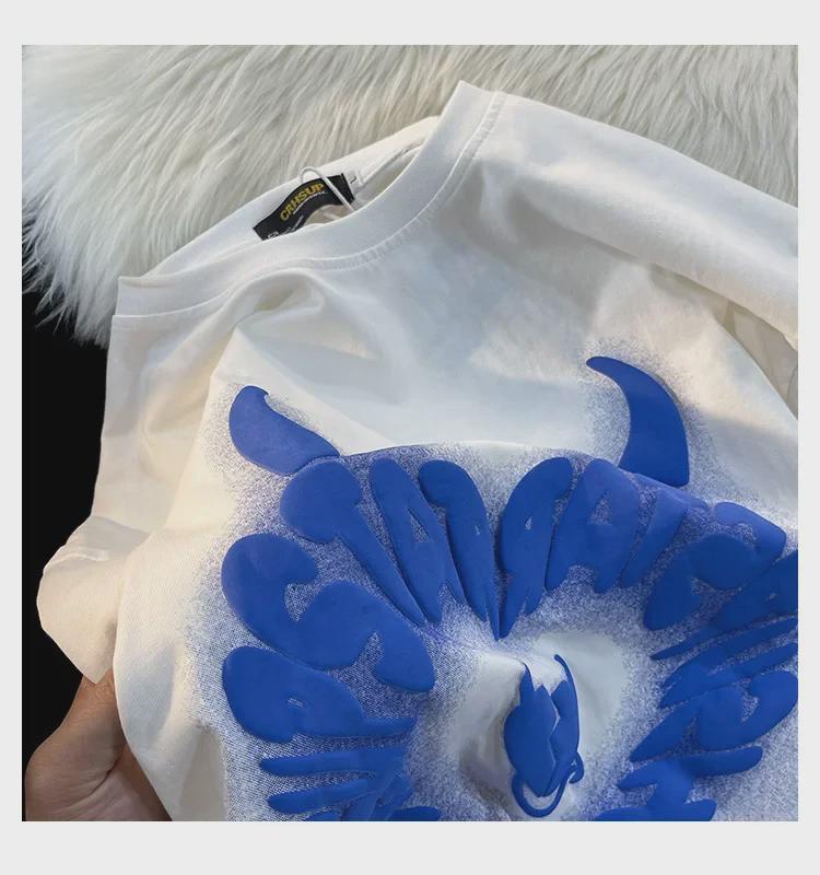 Dámské Retro tričko s potiskem ďábla, krátký rukáv - Vintage Cool letní styl